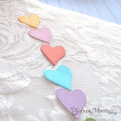 Нож "Этника новогодняя. Сердечко", 2х2,2 см (ScrapMania)
