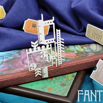 Чипборд "Стимпанк 309", 5,1х9,7 см (Fantasy)