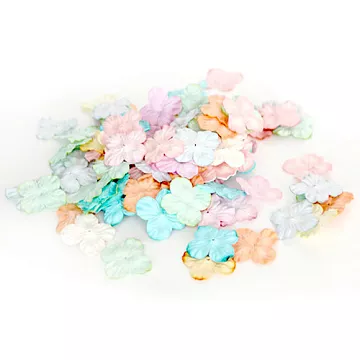 Набор маленьких гортензий "Микс пастель", 3 см, 20 шт (Craft)