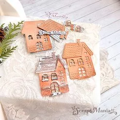Нож "Добрый праздник. Пряничный домик", 5,5х6,6 см (ScrapMania)