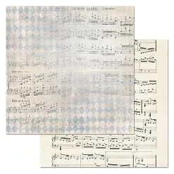 Бумага "Фономикс. Ноты. Соната №7" (ScrapMania)