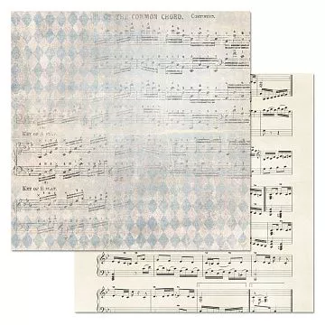 Бумага "Фономикс. Ноты. Соната №7" (ScrapMania)