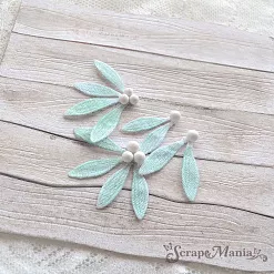 Нож "Листики омелы", 5,1х2,7 см (ScrapMania)