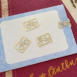 Набор скрепок "Велосипеды" Набор скрепок "Велосипеды"