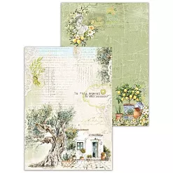 Набор бумаги А4 "Итальянские каникулы", 9 листов (CraftStory)