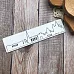 Чипборд "Путешествия. Бордюр", 11х2,5 см (Белый кот)