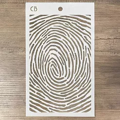 Трафарет 12х20 см "Fingerprint" (Ciao bella)