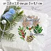 Нож "Новогодняя красота. Зимний букет. Рустик", 3х6,1 см (ScrapMania)