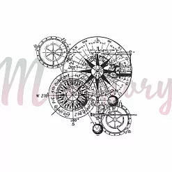 Штамп "Морской орнамент", 5,7х5,8 см (Memstory)