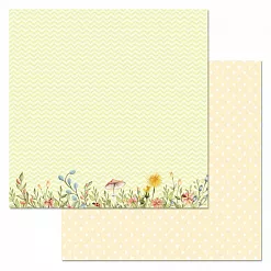 Набор бумаги 30,5х30,5 см "Варенье из одуванчиков", 12 листов (ScrapMania)