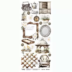 Бумага 13х27 см "Винтажная рапсодия 7" (Fantasy)