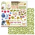 Набор бумаги 30,5х30,5 см "По грибы, по ягоды", 9 листов (ScrapMania)