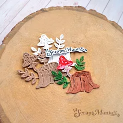 Нож "Русские сказки. Пень", 4,5х5 см (ScrapMania)