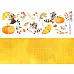 Лист с картинками 10х30 см "Осенние енотики" (ScrapMania)