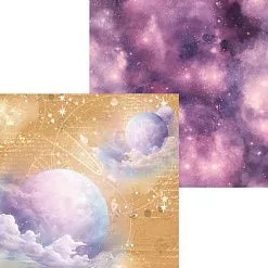 Набор бумаги 30х30 см "Астроном", 8 листов (Scrapodelie)