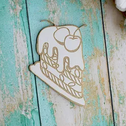 Украшение из чипборда "Тортик с вишенками" (ScrapКрым)