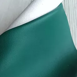 Отрез экокожи 30х69 см "Однотонный. Лесной зеленый" (Pty Китай)