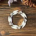 Чипборд "Веночек с простыми цветами", 5,7 см (LeoMammy)