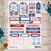 Скрап-карта А4 "Снеговички. Ярлыки и теги" (ScrapMania)