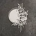 Чипборд "Рамка шиповника 2109", 12х8 см (Fantasy)