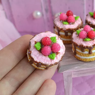 Миниатюра "Торт с шоколадным кремом", 1 шт (Югарт)
