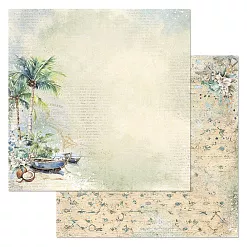 Бумага "Тропический рай. Кокосовое молоко" (ScrapMania)