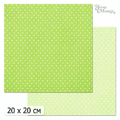 20х20 Бумага "Фономикс. Горошки. Дизайн 3" (ScrapMania)
