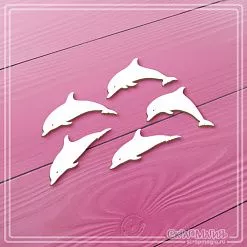 Чипборд "Дельфины", 4,1х1,5 см (СкрапМагия)
