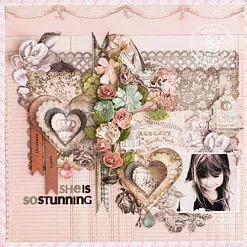 Набор бумаги 15х15 см "En Francais", 48 листов (Prima Marketing)