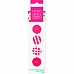 Набор пуговиц "Spots & Stripes Brights", цвет ярко-розовый (DoCrafts)