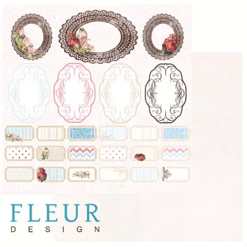 Бумага "Солнечное лето. Карточки" (Fleur-design)