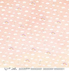 Бумага 30х30 см "Билет в детство 2" (Mr.Painter)