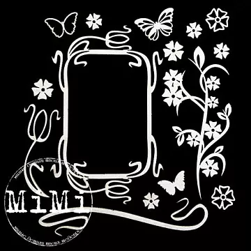 Набор украшений из чипборда "Весна. Подснежник" (MiMi Design)