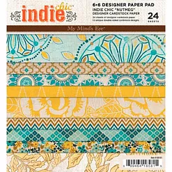 Набор бумаги 15х15 см "Indie chic. Nutmeg", 24 листа (My Minds Eye)