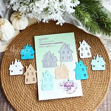 Нож "Сказочные домики", 4,5х3,2 см (AgiArt)