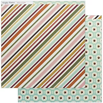 Бумага "Vintage blessings. Warm&Cozy" (Simple Stories)