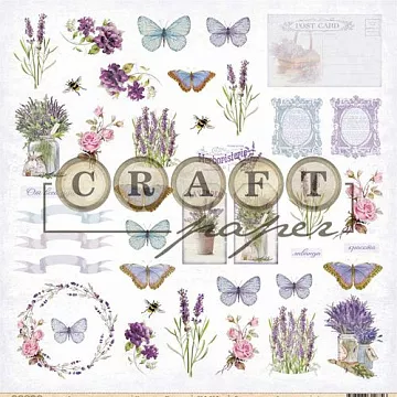 Бумага "Прованс. Красота" (CraftPaper)