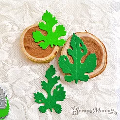 Нож "Листья шелковицы", 3,5х4,7 см (ScrapMania)
