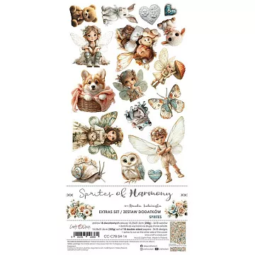 Набор бумаги 15х30 см "Spirits of harmony. Spirits. Для вырезания", 18 листов (CraftO'clock)