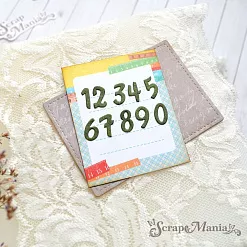 Нож "Цифры 2", 0,8х1,3 см (ScrapMania)