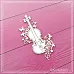 Чипборд "Скрипка с розами. Малая", 4,8х9,1 см (СкрапМагия)