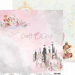 Набор бумаги 30х30 см "Princess adventures", 6 листов (CraftO'clock)
