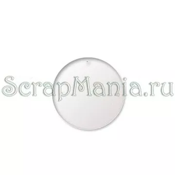 Акриловое украшение "Круг малый" (FD)