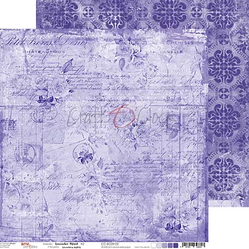 Бумага "Lavender Mood 02" (CraftO'clock)