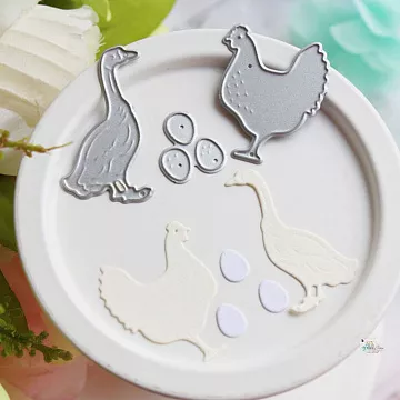 Нож " Парочка. Гусь и Курочка", 3х4 см (Hobby-time)