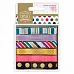 Набор атласных лент "Spots & stripes. Аромат корицы" (DoCrafts)