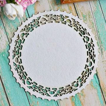 Украшение из чипборда "Салфетка" (ScrapКрым)
