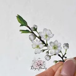 Набор высечек из ткани "Вишневый сад", 21 шт (RozeFlowers)