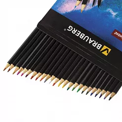 Набор акварельных карандашей "Artist line", 24 цвета (Brauberg) Набор акварельных карандашей "Artist line", 24 цвета (Brauberg)