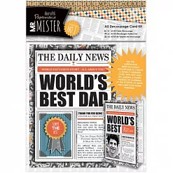 Набор для создания объемной открытки "Мистер. Лучший папа" (DoCrafts) Набор для создания объемной открытки "Мистер. Лучший папа" (DoCrafts)